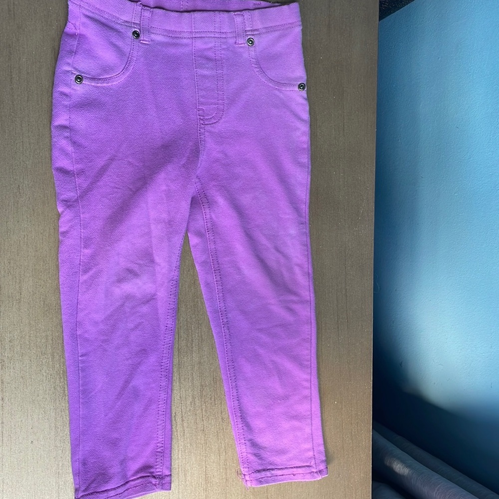 Purple pants. Size 4 toddler girls